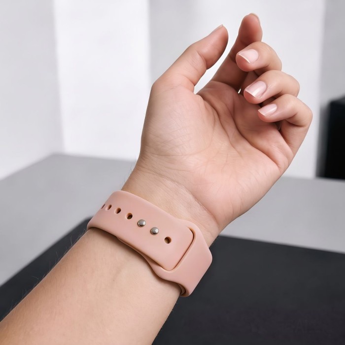 Tech-Protect Silicone Strap for Apple Watch 44 / 45 / 46 / 49 mm - Pink