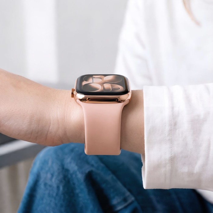 Tech-Protect Silicone Strap for Apple Watch 44 / 45 / 46 / 49 mm - Pink