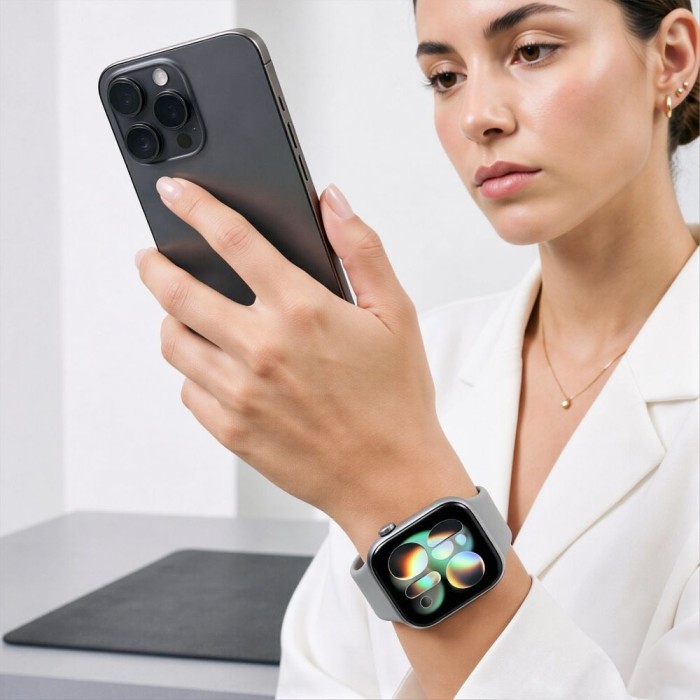 Tech-Protect Silicone Strap for Apple Watch 44 / 45 / 46 / 49 mm - Gray