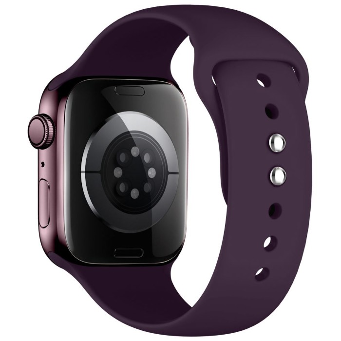 Tech-Protect Silicone strap for Apple Watch 44 / 45 / 46 / 49 mm - dark cherry