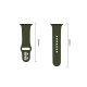 Tech-Protect Silicone Strap for Apple Watch 44 / 45 / 46 / 49 mm - Green