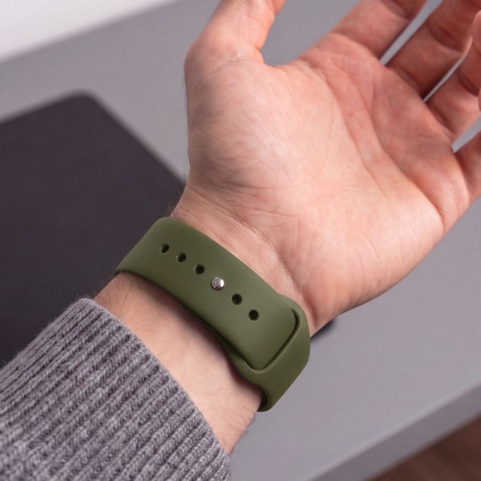 Tech-Protect Silicone Strap for Apple Watch 44 / 45 / 46 / 49 mm - Green