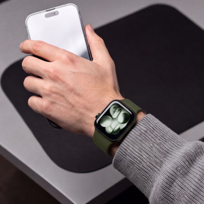 Tech-Protect Silicone Strap for Apple Watch 44 / 45 / 46 / 49 mm - Green