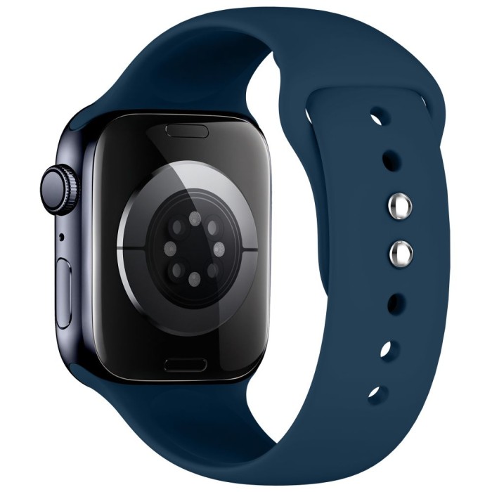 Tech-Protect Silicone Strap for Apple Watch 44 / 45 / 46 / 49 mm - Navy Blue