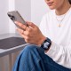 Tech-Protect Silicone Strap for Apple Watch 44 / 45 / 46 / 49 mm - Navy Blue