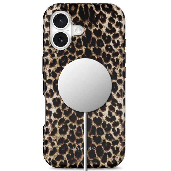 Tech-Protect Lamano MagSafe case for iPhone 17 - brown and beige