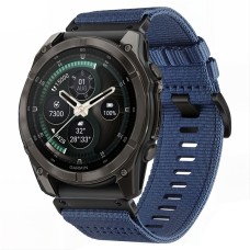 Tech-Protect Nylon Classic Strap for Garmin Fenix ​​5X / 5X Plus / 6X / 6X Pro / 7X / 8 / 8 Pro / 9 / 9 Pro (51 mm) - Navy Blue