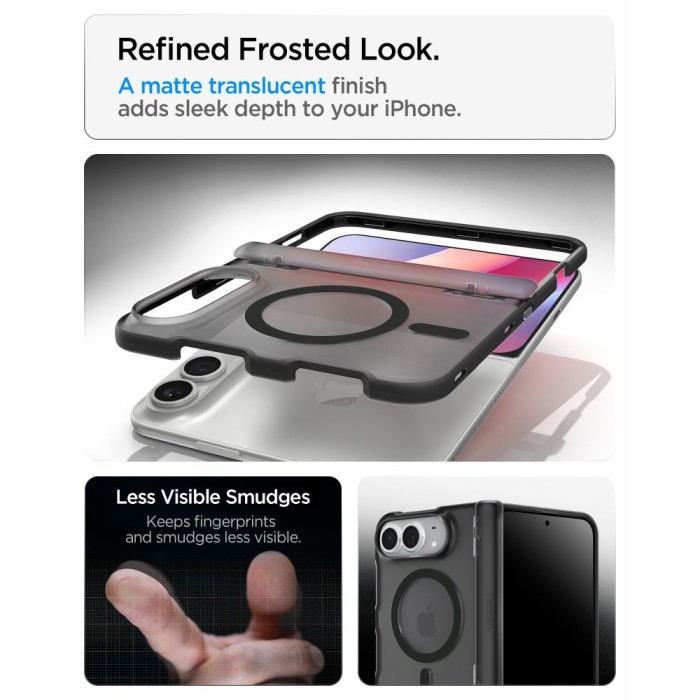 Spigen Ultra Hybrid Pro MagSafe Case for iPhone Duo - Black