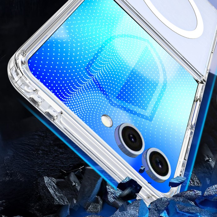 3mk Armor Magcase for Samsung Galaxy Z Flip 8 - Transparent