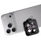 3mk Lens Protection Pro Black Tempered Glass for iPhone 18 Pro / 18 Pro Max - Burgundy