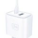 3mk DualCharge 20W PD3.0 QC 3.0 PPS USB 1A1C Wall Charger - White