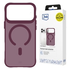 3mk Smoke MagCase case for iPhone 18 Pro Max / 17 Pro Max - burgundy