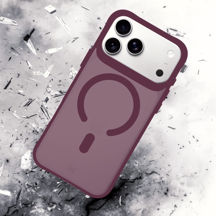 3mk Smoke MagCase case for iPhone 18 Pro Max / 17 Pro Max - burgundy