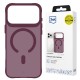 3mk Smoke MagCase case for iPhone 18 Pro / 17 Pro - burgundy