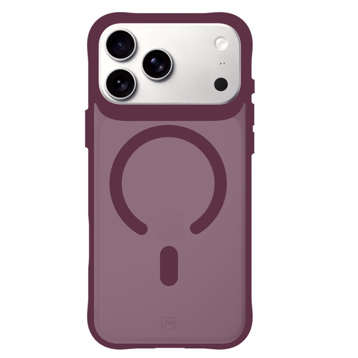 3mk Smoke MagCase case for iPhone 18 Pro / 17 Pro - burgundy