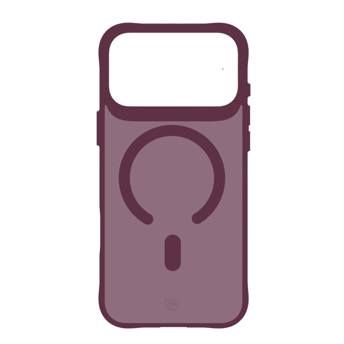 3mk Smoke MagCase case for iPhone 18 Pro / 17 Pro - burgundy