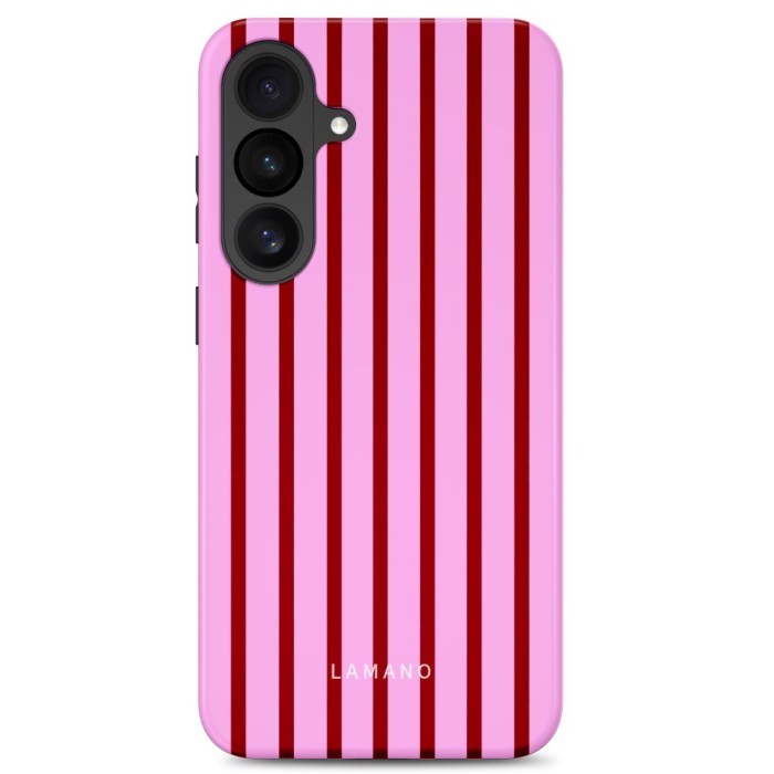 Tech-Protect Lamano MagSafe Case for Samsung Galaxy S26 FE - red-pink