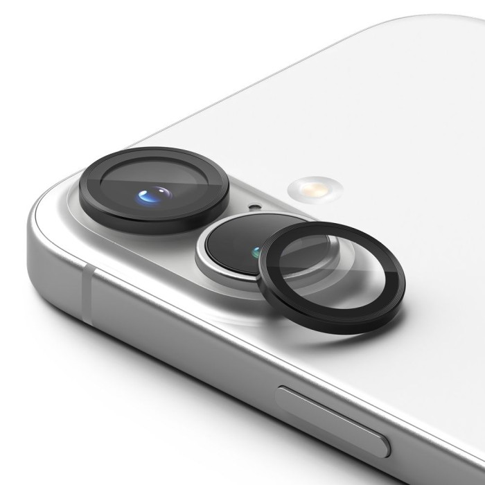 Ringke Camera Frame Protector 2-pack for iPhone 16 / 16 Plus - Black