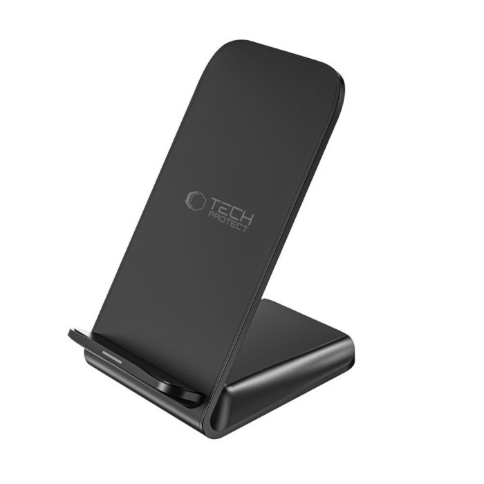 Tech-Protect QI15W-S2 inductive charger 15W in the form of a stand - black - OUTLET