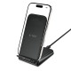 Tech-Protect QI15W-S2 inductive charger 15W in the form of a stand - black - OUTLET