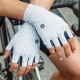 Rockbros Road Cycling Gloves Size: L - Black and White - OUTLET