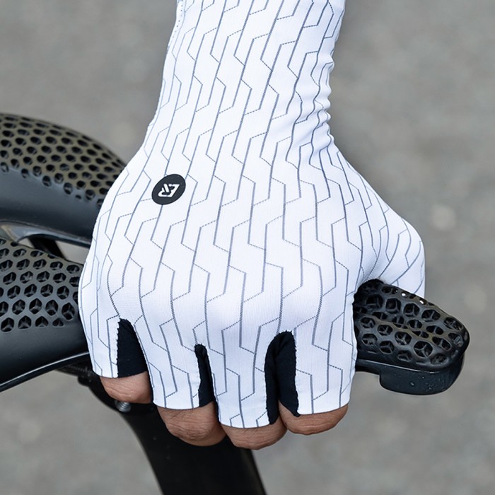 Rockbros Road Cycling Gloves Size: L - Black and White - OUTLET