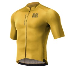 Rockbros 15120014025 ROAD TO SKY men&amp;#39;s cycling jersey short sleeve L - yellow