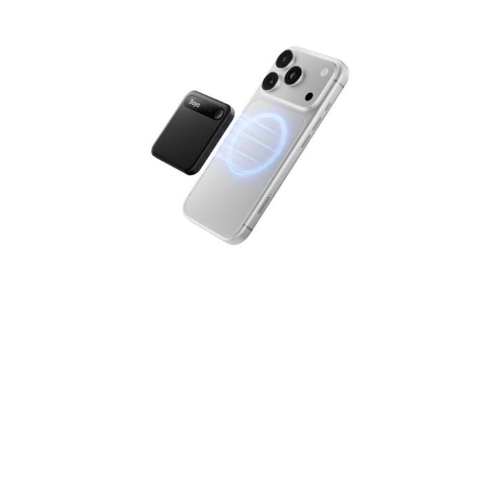BOYA Notra Neo Voice Recorder with AI Transcription - Black