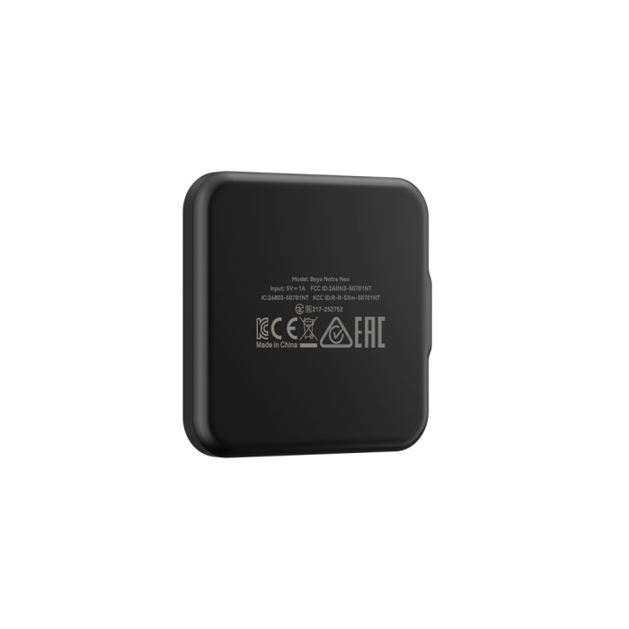 BOYA Notra Neo Voice Recorder with AI Transcription - Black