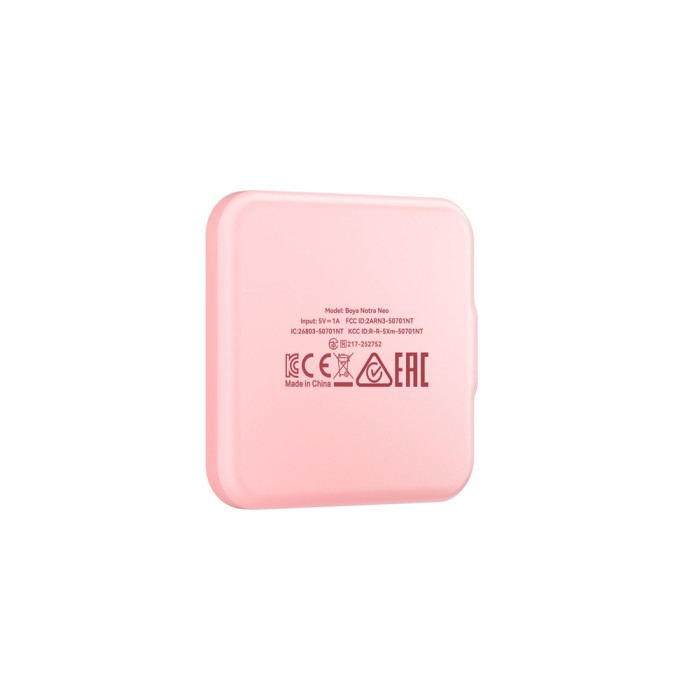 BOYA Notra Neo Voice Recorder with AI Transcription - Pink