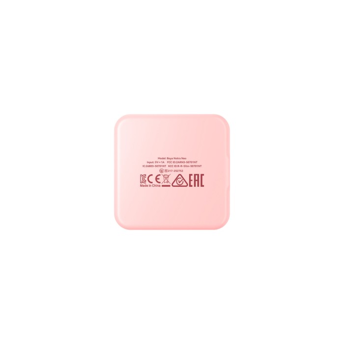 BOYA Notra Neo Voice Recorder with AI Transcription - Pink