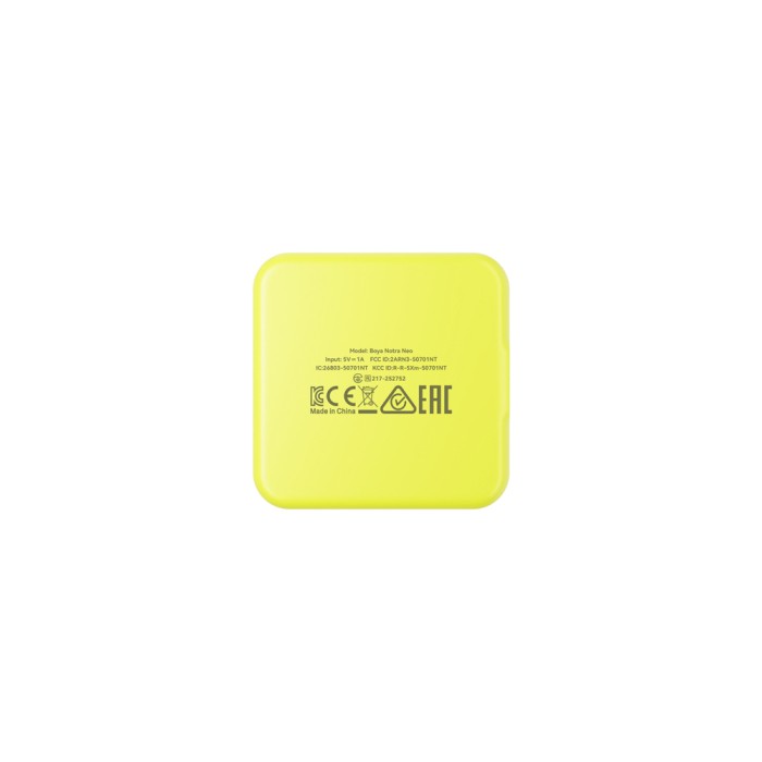 BOYA Notra Neo Voice Recorder with AI Transcription - Yellow