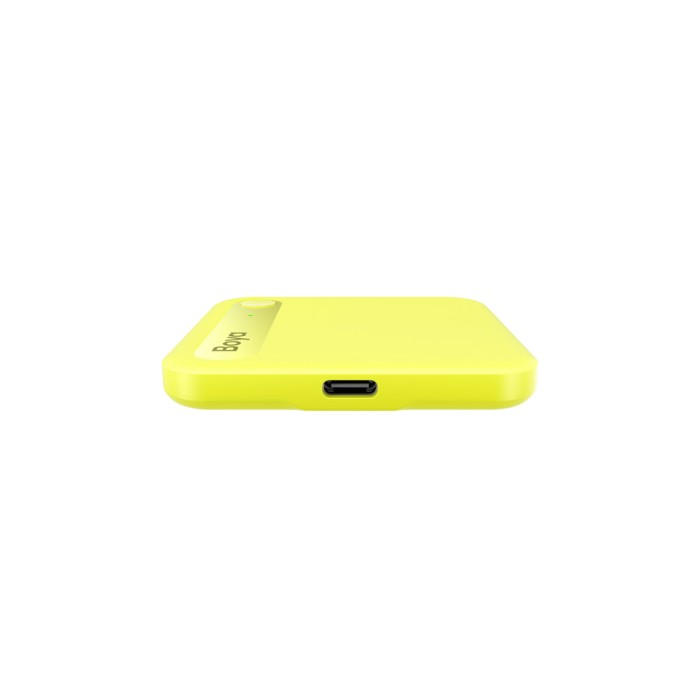 BOYA Notra Neo Voice Recorder with AI Transcription - Yellow