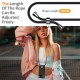 For iPhone 18 Pro / 17 Pro Case Liquid Silicone Card Holder Back Phone Cover with Lanyard - Black