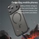 iPhone 18 Pro Max / 17 Pro Max PC TPU Magnetic Matte Case, Drop-Resistant - Black