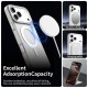 iPhone 18 Pro Max / 17 Pro Max PC PET TPU Hybrid Magnetic Case - White