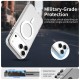 iPhone 18 Pro Max / 17 Pro Max PC PET TPU Hybrid Magnetic Case - White