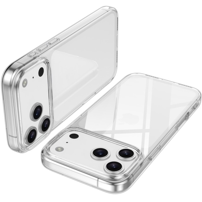 iPhone 18 Pro / 17 Pro Anti-Fingerprint TPU Case - Transparent