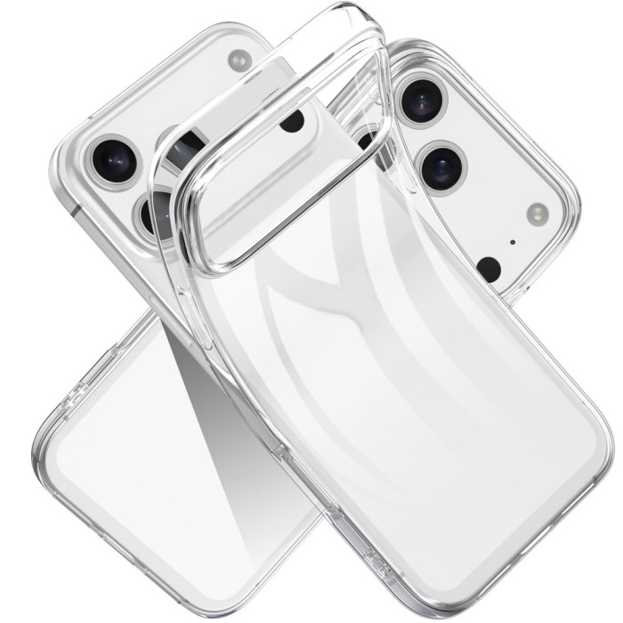 iPhone 18 Pro / 17 Pro Anti-Fingerprint TPU Case - Transparent