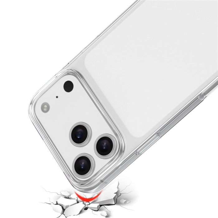 iPhone 18 Pro Max / 17 Pro Max Anti-Fingerprint TPU Case - Transparent