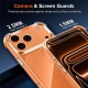 Hybrid Acrylic TPU Case iPhone 18 Pro / 17 Pro with Camera Protection - Transparent