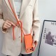 Silicone case with card slot and strap iPhone 18 Pro Max / 17 Pro Max - orange