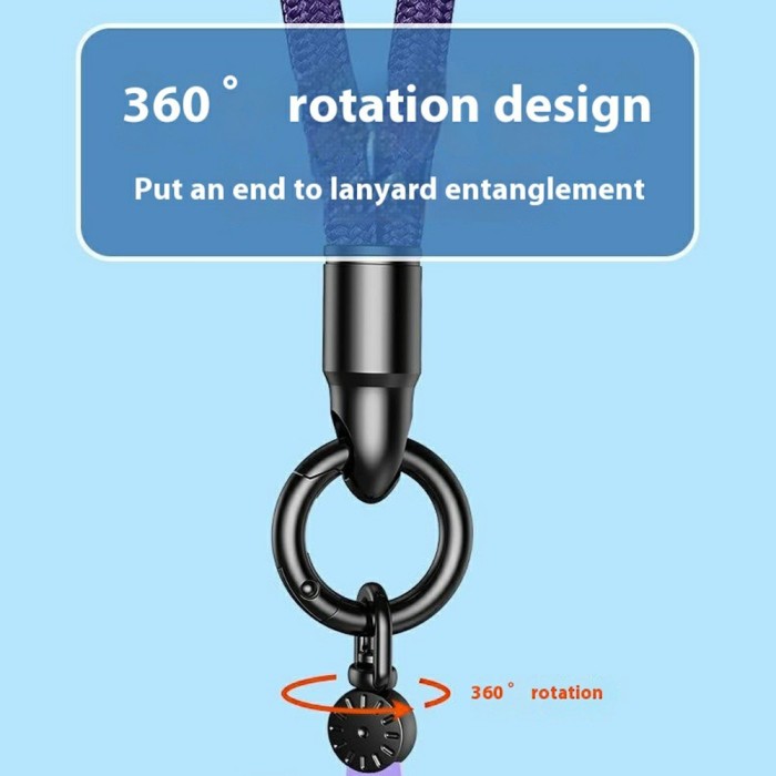 7mm Wrist Strap with Swivel Buckle and Mounting Plate - Black