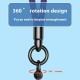 7mm Wrist Strap with Swivel Buckle and Mounting Plate - Black