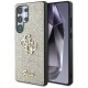 Guess Fixed Glitter Big 4G Metal Logo case for Samsung Galaxy S25 Ultra - gold