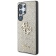 Guess Fixed Glitter Big 4G Metal Logo case for Samsung Galaxy S25 Ultra - gold