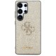 Guess Fixed Glitter Big 4G Metal Logo case for Samsung Galaxy S25 Ultra - gold