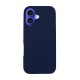 3mk Silicone Case for iPhone 16 Plus - navy blue