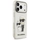 Karl Lagerfeld IML NFT Glitter Karl&amp;amp;Choupette Case for iPhone 18 Pro / 17 Pro - Transparent