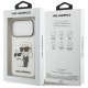 Karl Lagerfeld IML NFT Glitter Karl&amp;amp;Choupette Case for iPhone 18 Pro / 17 Pro - Transparent